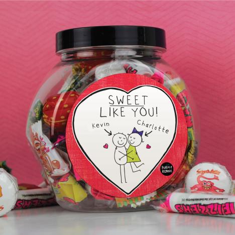 Personalised Purple Ronnie Sweet Like You 250g Sweet Jar Extra Image 1